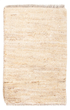 Gabbeh-tæppe - Persisk - 60 x 40 cm - lys beige