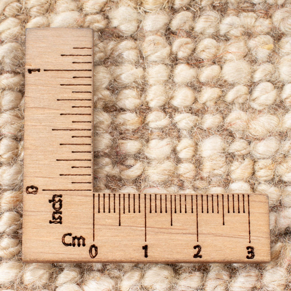 Gabbeh-tæppe - Persisk - 60 x 40 cm - lys beige