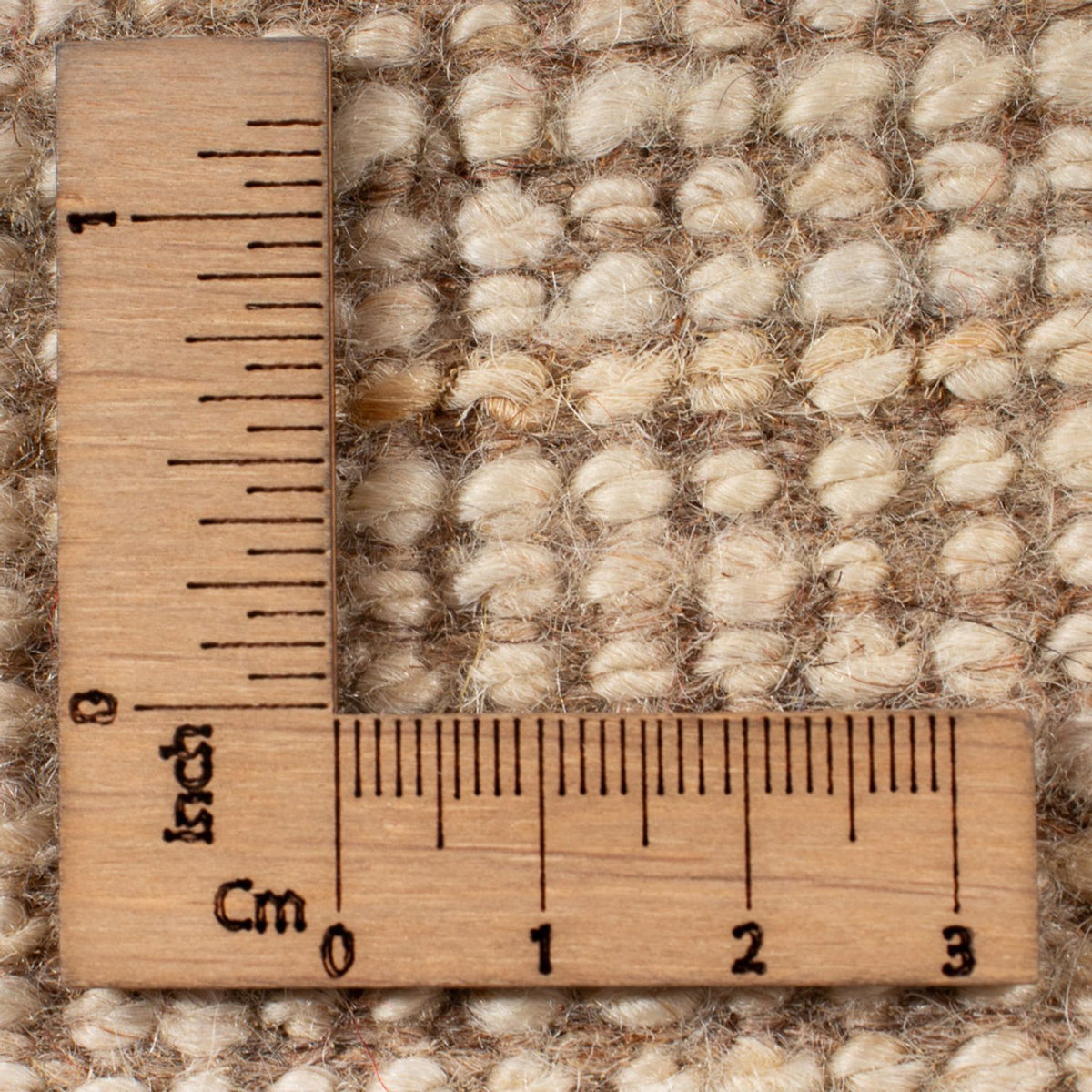 Gabbeh-tæppe - Persisk - 60 x 40 cm - lys beige