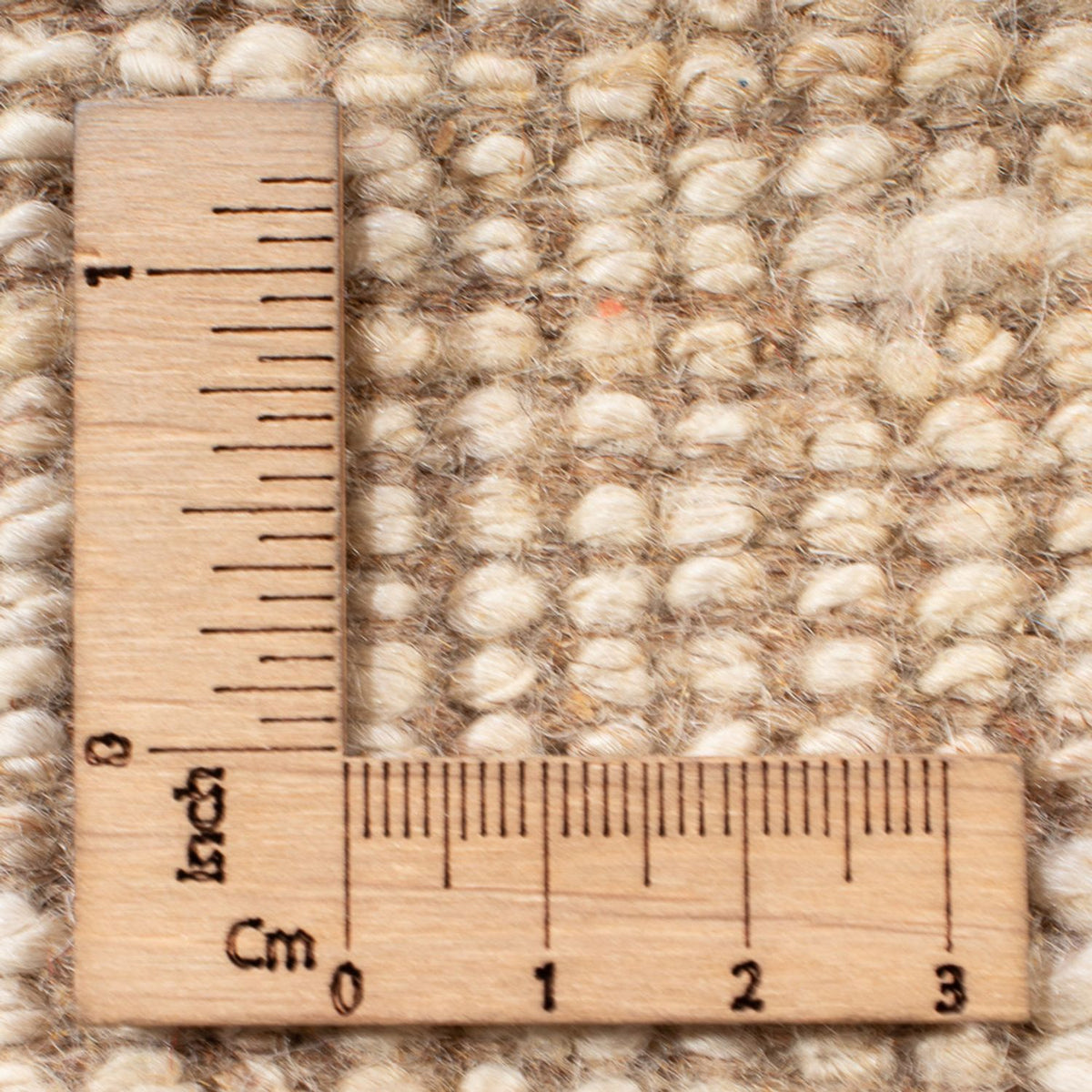 Gabbeh-tæppe - Persisk - 60 x 40 cm - lys beige