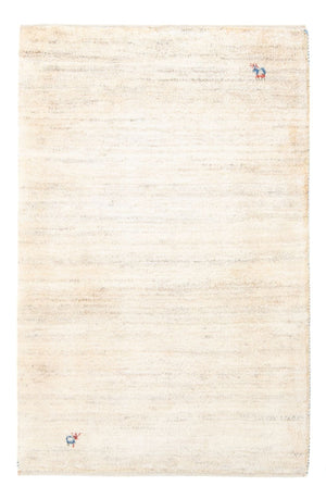 Gabbeh-tæppe - Persisk - 127 x 83 cm - naturlig hvid