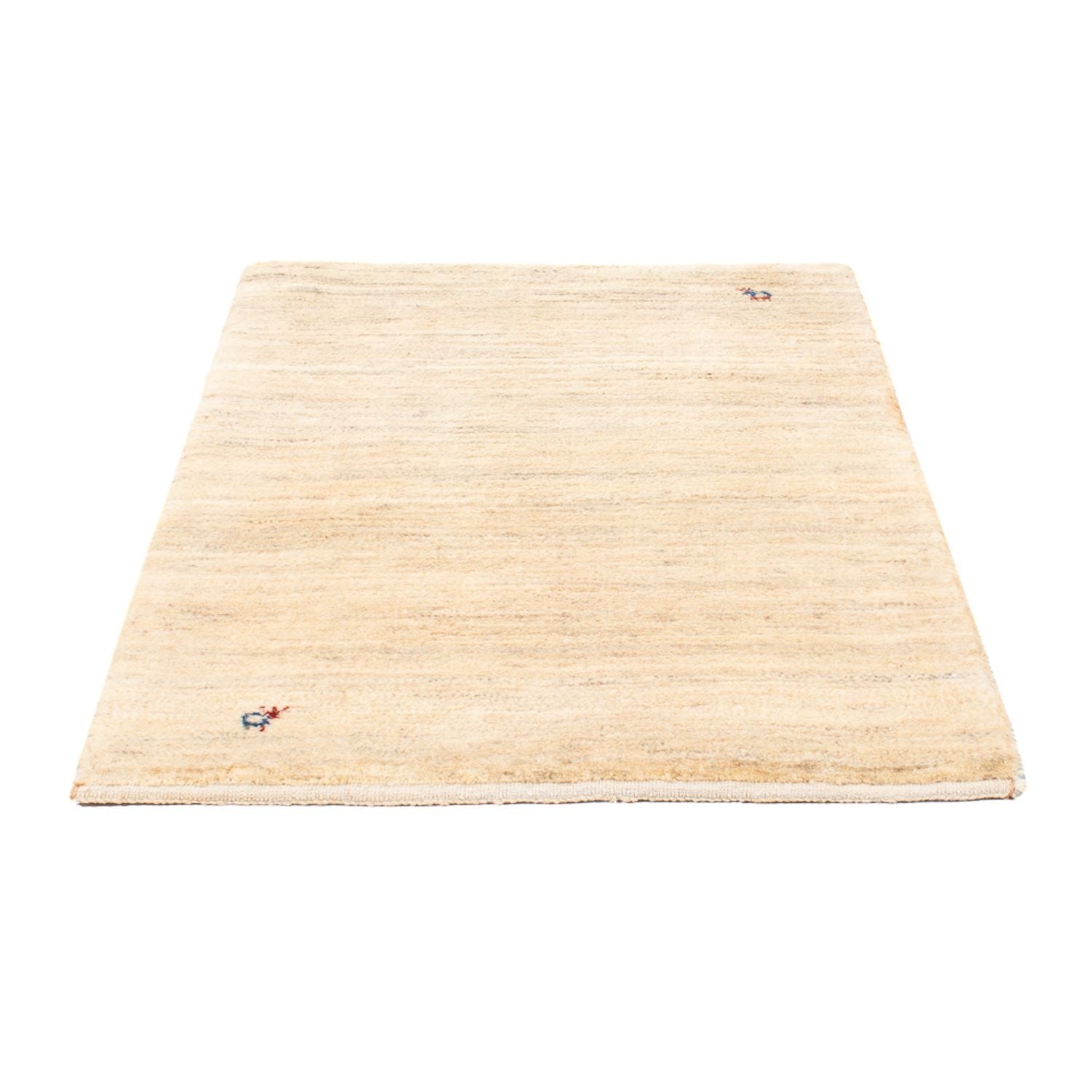 Gabbeh-tæppe - Persisk - 127 x 83 cm - naturlig hvid