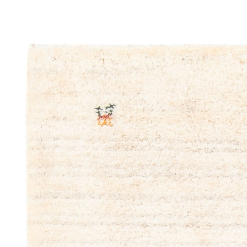 Gabbeh-tæppe - Persisk - 146 x 73 cm - naturlig hvid