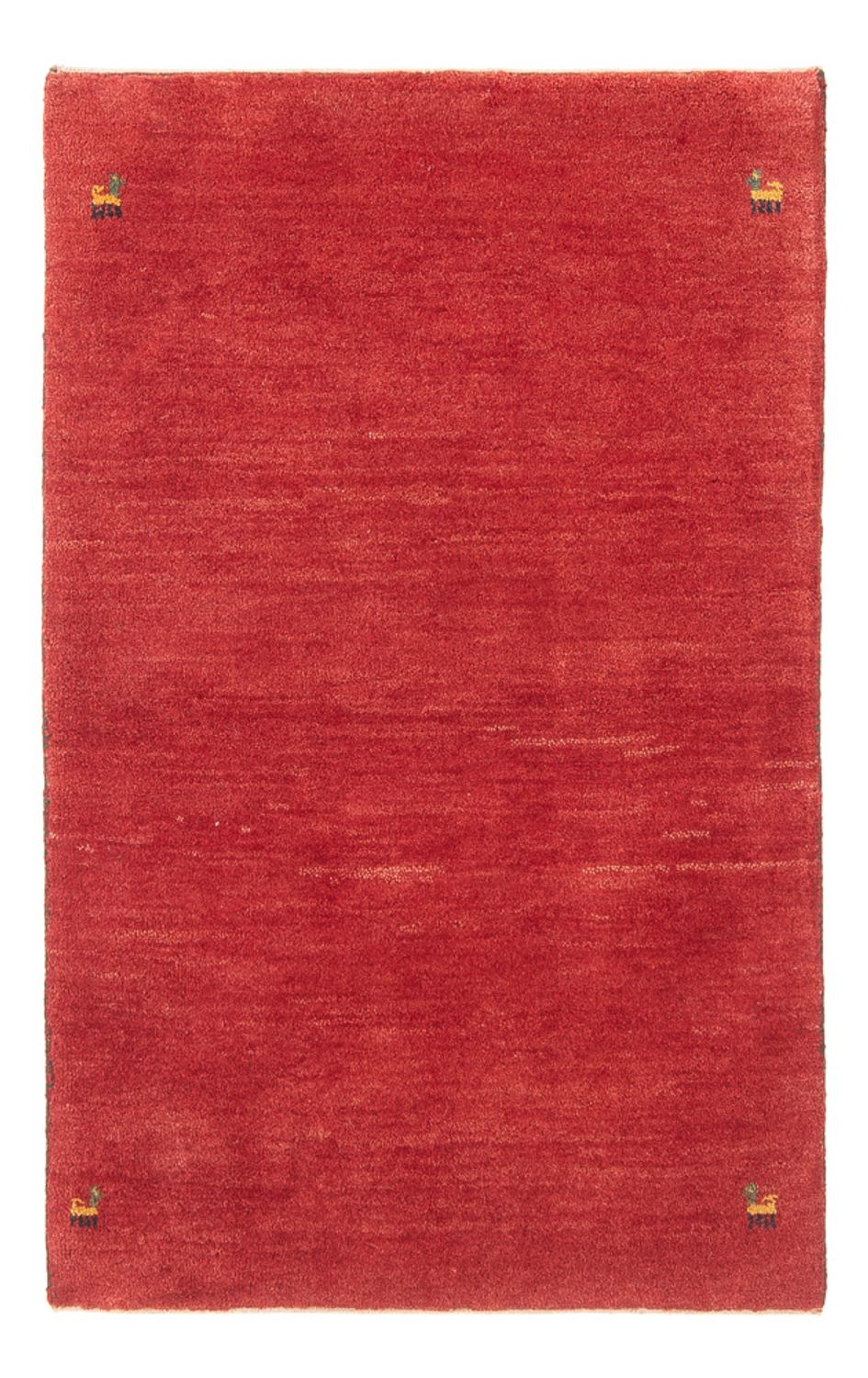 Gabbeh-tæppe - Persisk - 123 x 76 cm - rød
