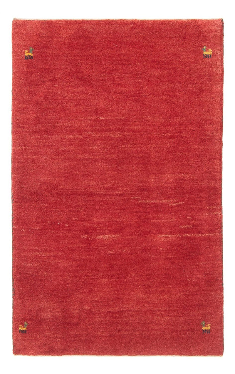 Gabbeh-tæppe - Persisk - 123 x 76 cm - rød