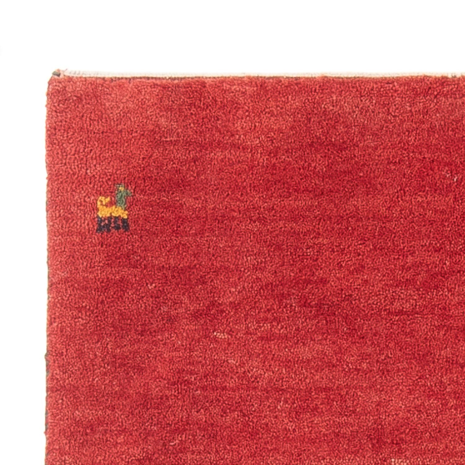 Gabbeh-tæppe - Persisk - 123 x 76 cm - rød