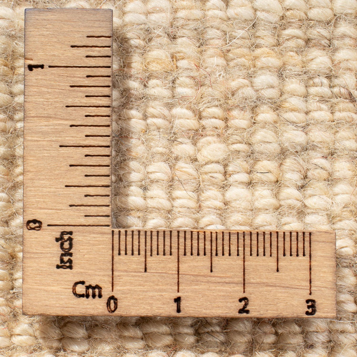 Gabbeh-tæppe - Persisk - 144 x 71 cm - naturlig hvid