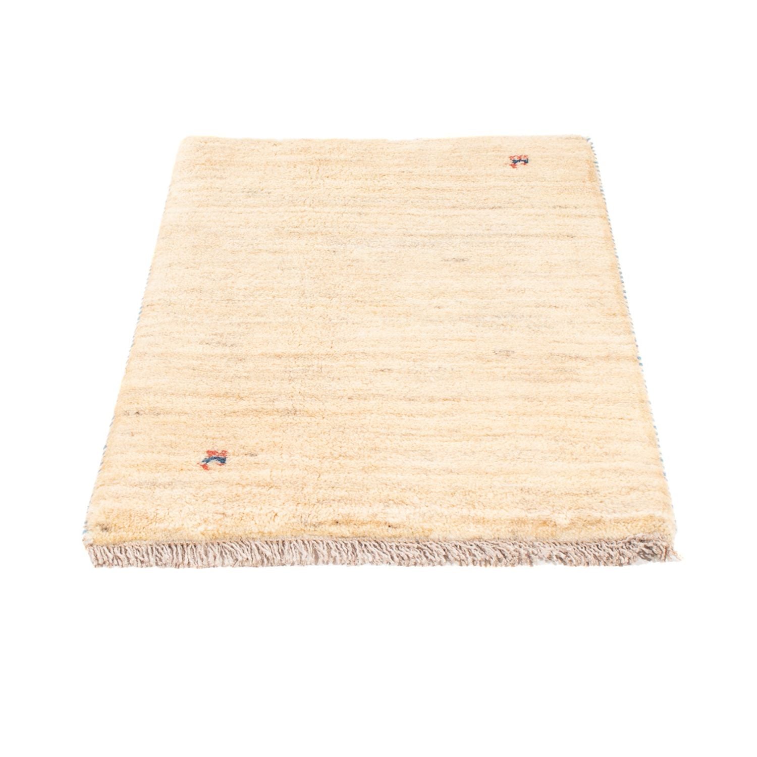 Gabbeh-tæppe - Persisk - 85 x 60 cm - lys beige