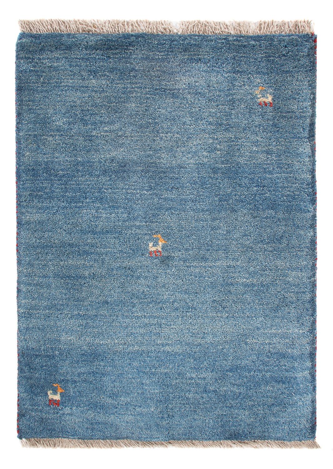 Gabbeh-tæppe - Persisk - 84 x 60 cm - havblå