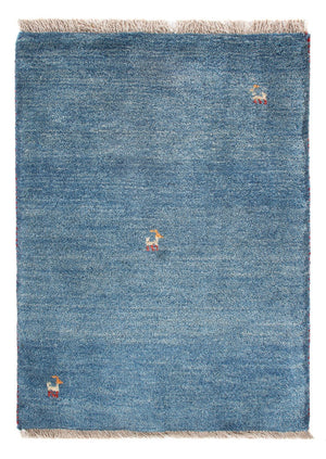 Gabbeh-tæppe - Persisk - 84 x 60 cm - havblå