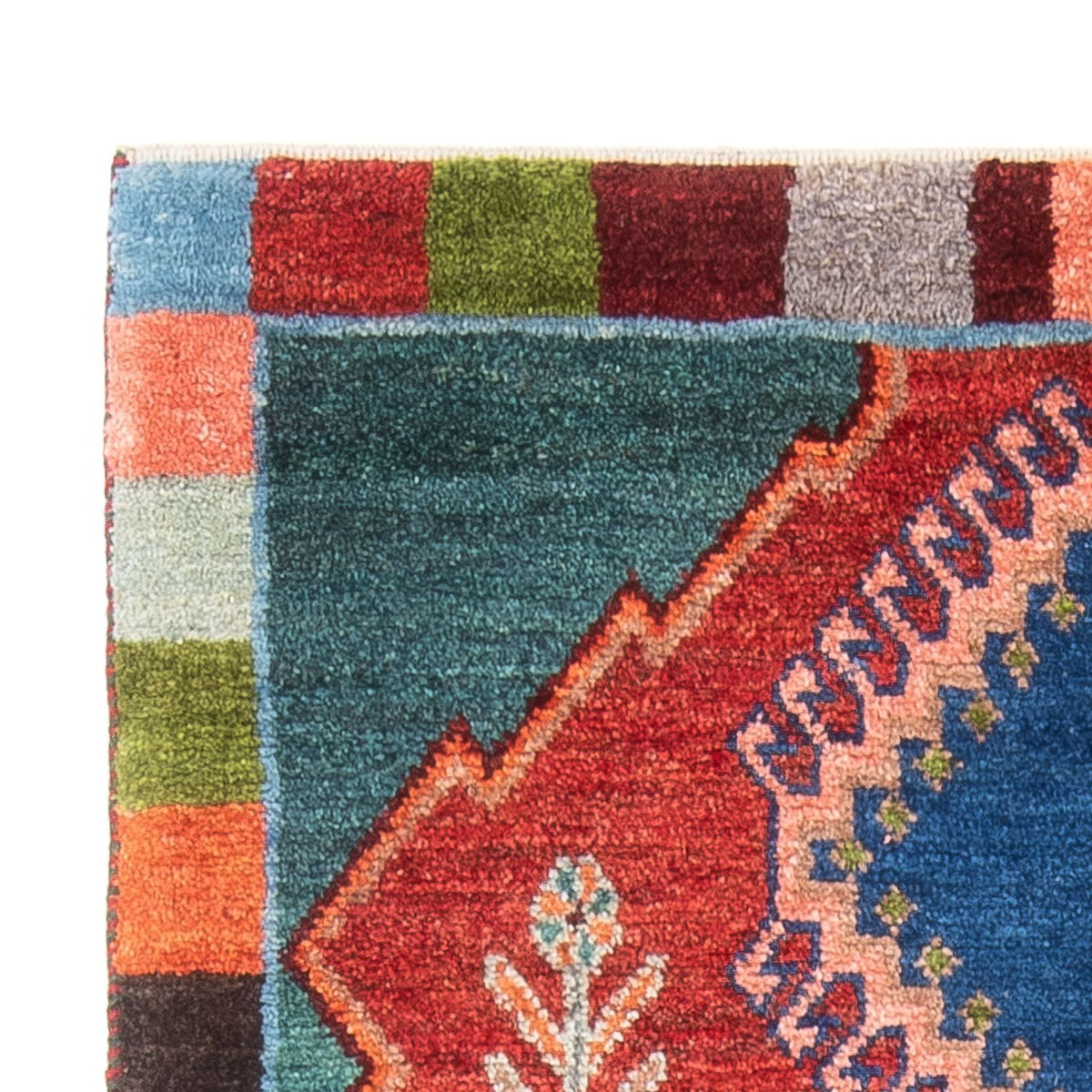 Gabbeh-tæppe - Persisk - 149 x 94 cm - rød