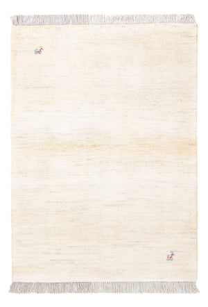 Gabbeh-tæppe - Persisk - 150 x 97 cm - naturlig hvid