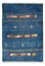 Gabbeh-tæppe - Persisk - 87 x 63 cm - flerfarvet