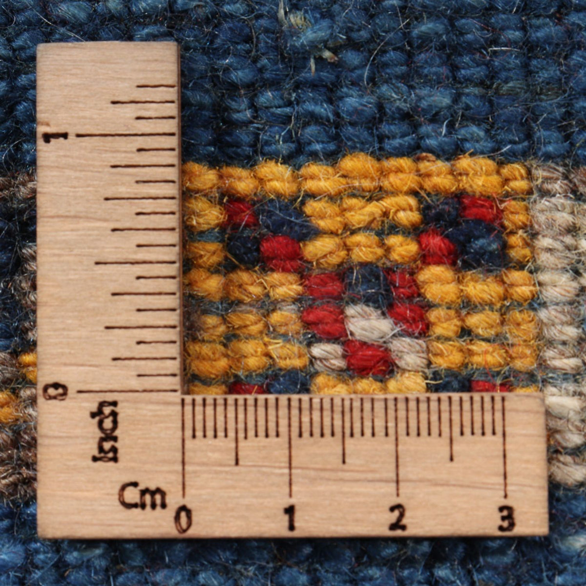 Gabbeh-tæppe - Persisk - 87 x 63 cm - flerfarvet