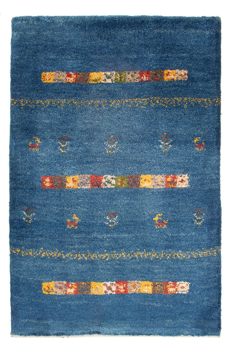 Gabbeh-tæppe - Persisk - 92 x 65 cm - flerfarvet