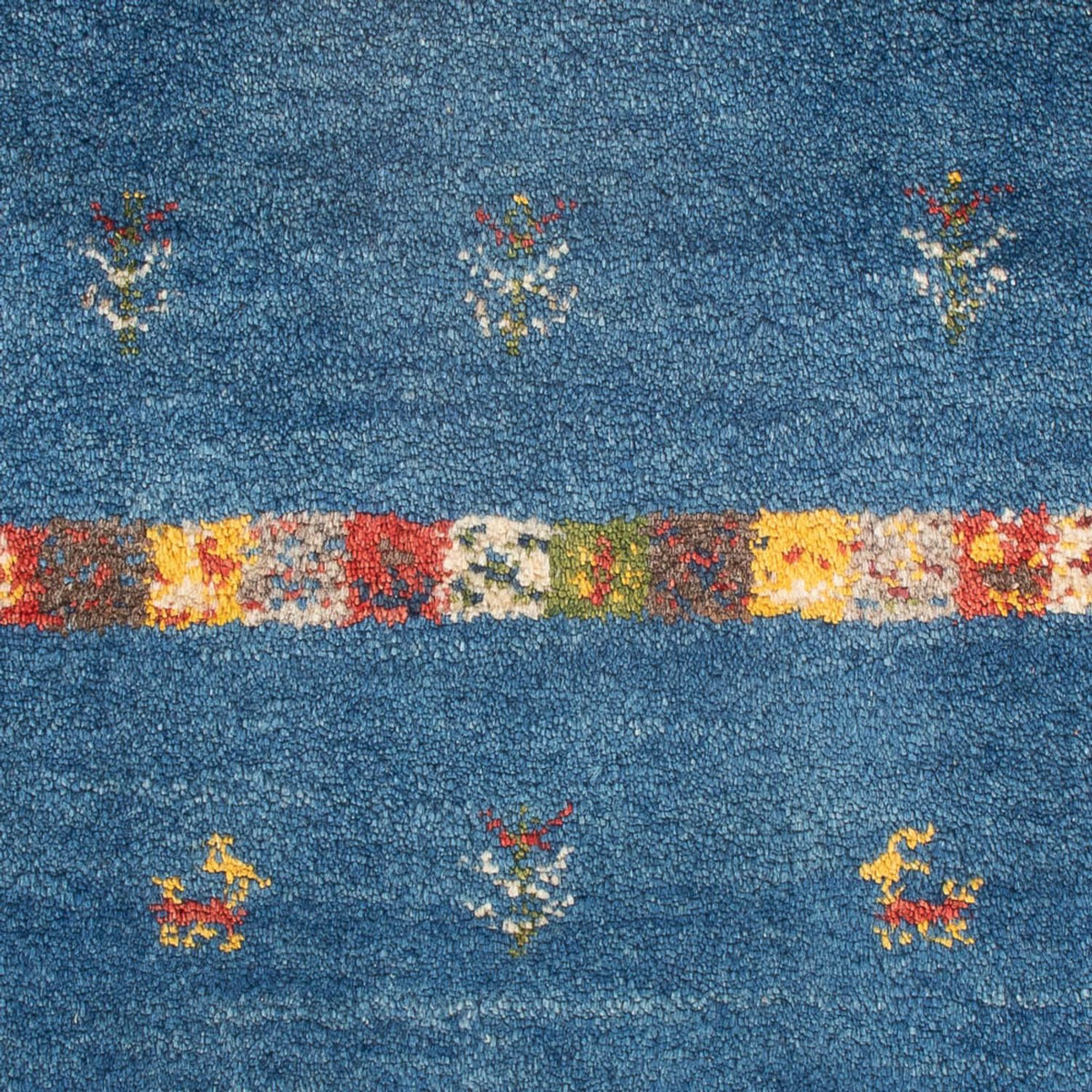 Gabbeh-tæppe - Persisk - 92 x 65 cm - flerfarvet