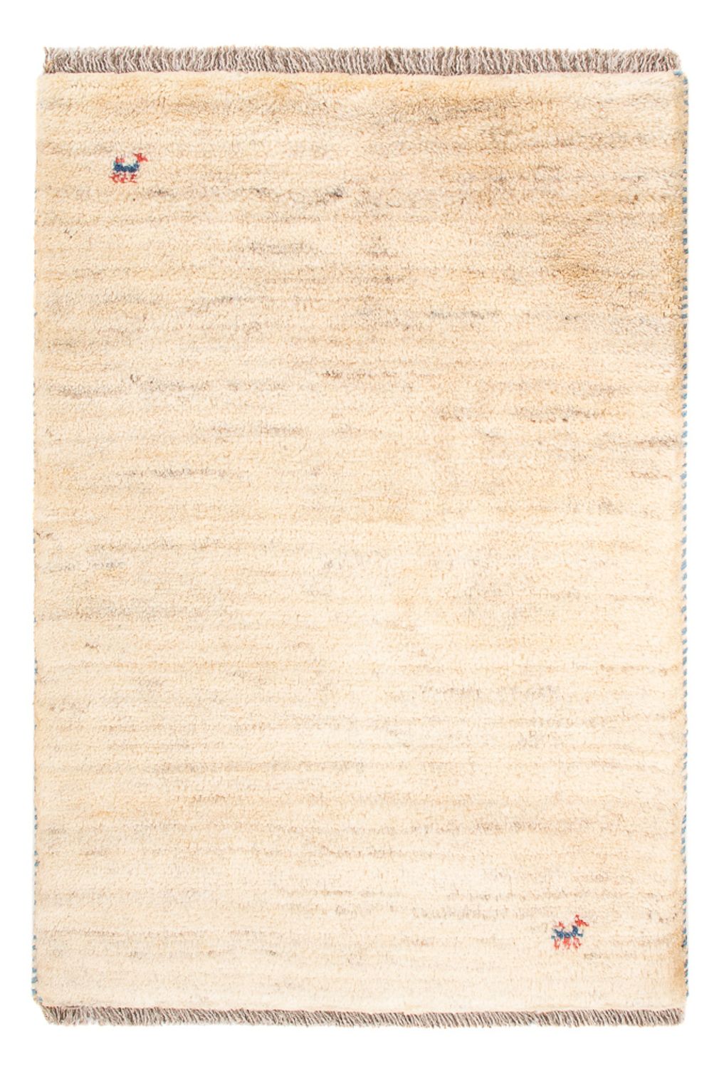 Gabbeh-tæppe - Persisk - 86 x 60 cm - lys beige