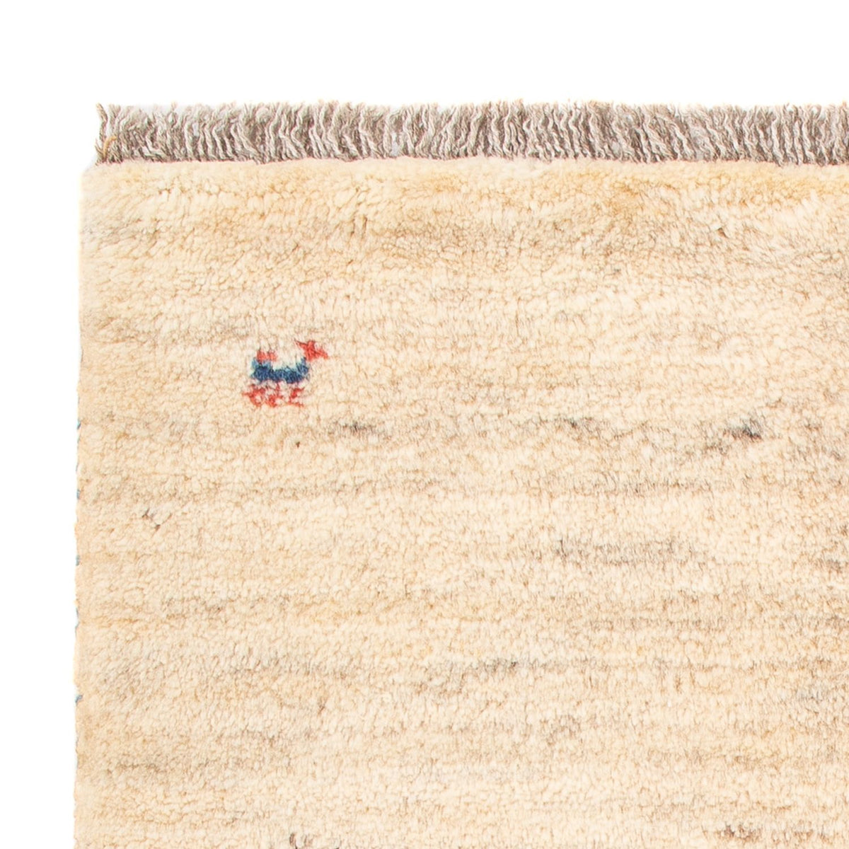 Gabbeh-tæppe - Persisk - 86 x 60 cm - lys beige