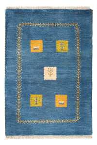 Gabbeh-tæppe - Persisk - 89 x 59 cm - flerfarvet