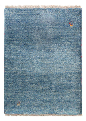 Gabbeh-tæppe - Persisk - 85 x 61 cm - havblå