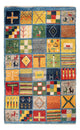 Persisk Gabbeh Tæppe 98x61cm - Perserteppich Wollteppich