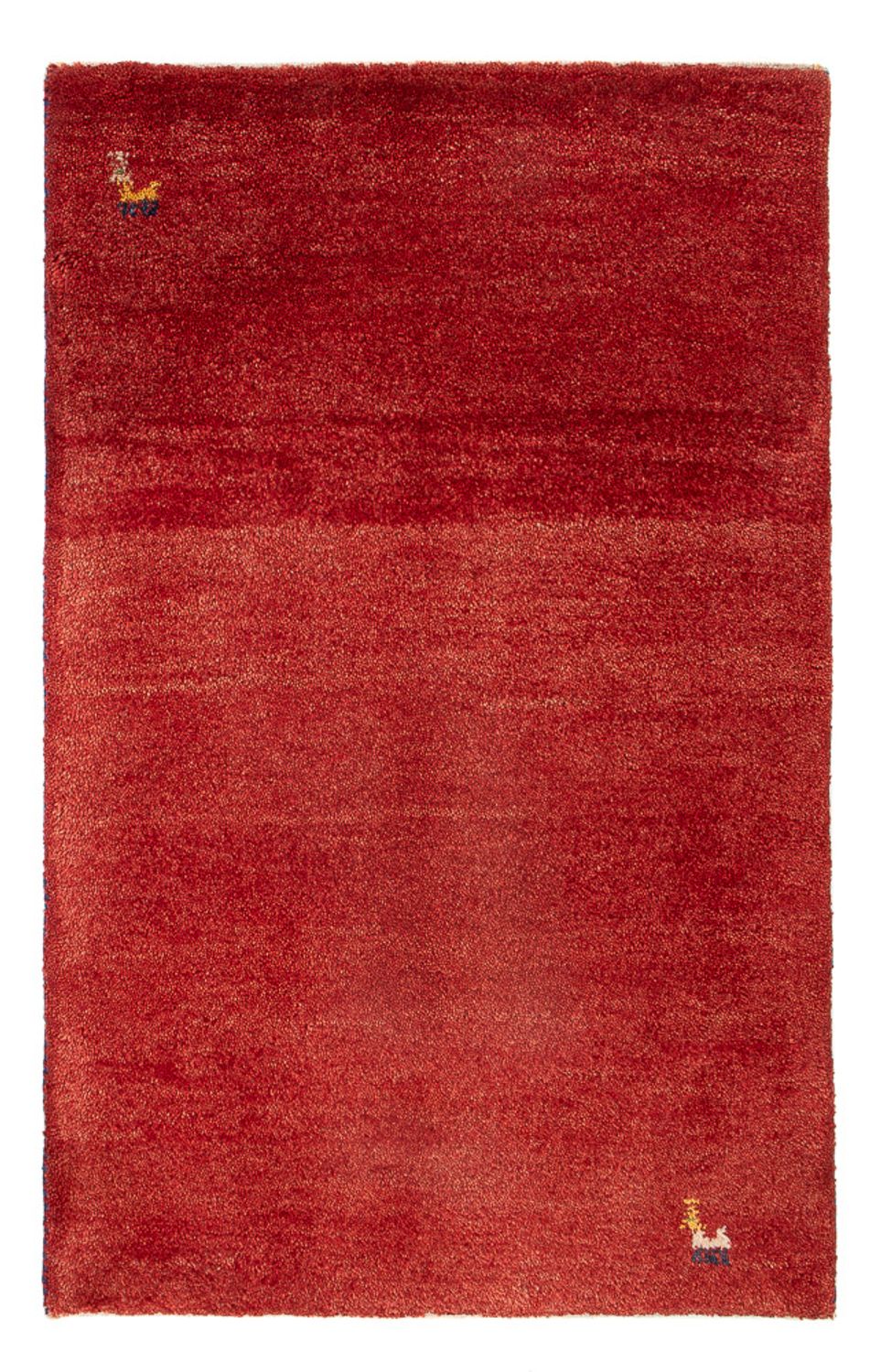 Gabbeh-tæppe - Persisk - 90 x 62 cm - rød