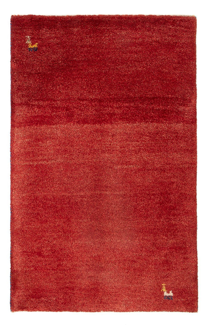Gabbeh-tæppe - Persisk - 90 x 62 cm - rød