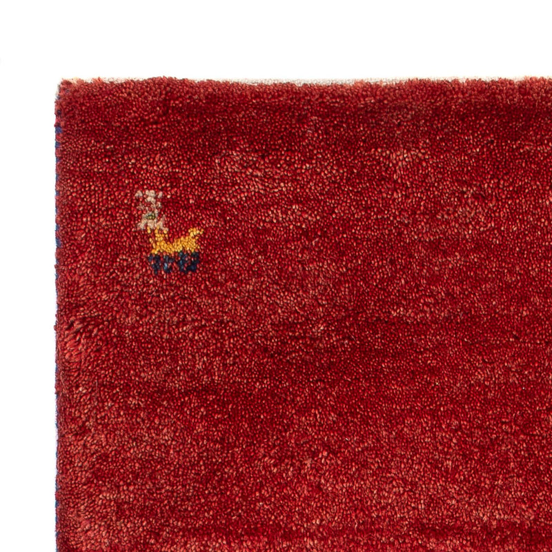 Gabbeh-tæppe - Persisk - 90 x 62 cm - rød