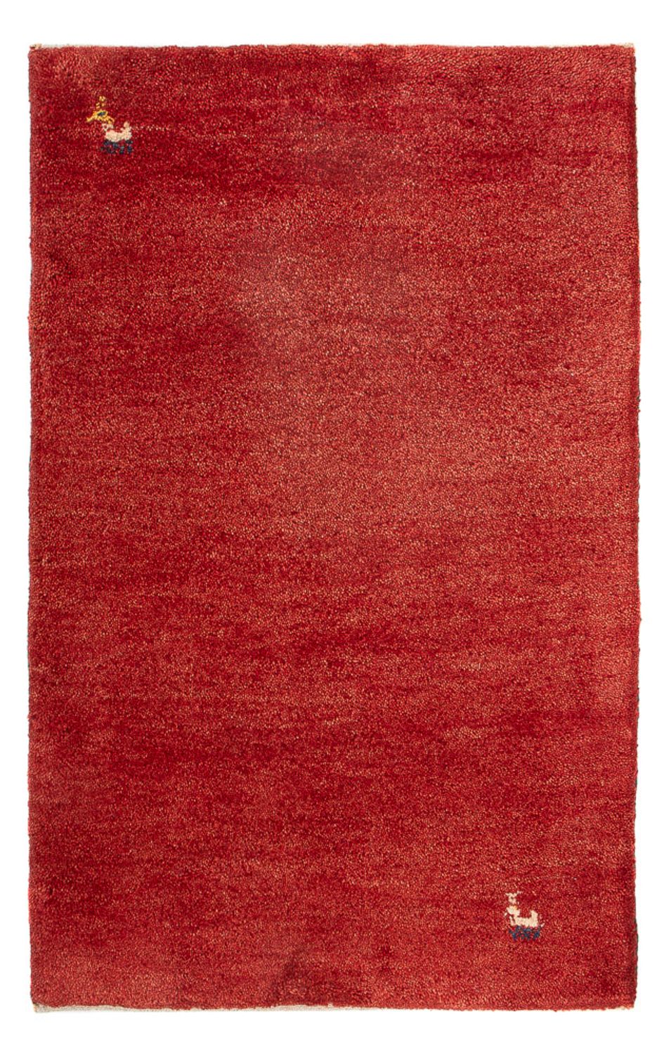 Gabbeh-tæppe - Persisk - 90 x 60 cm - rød