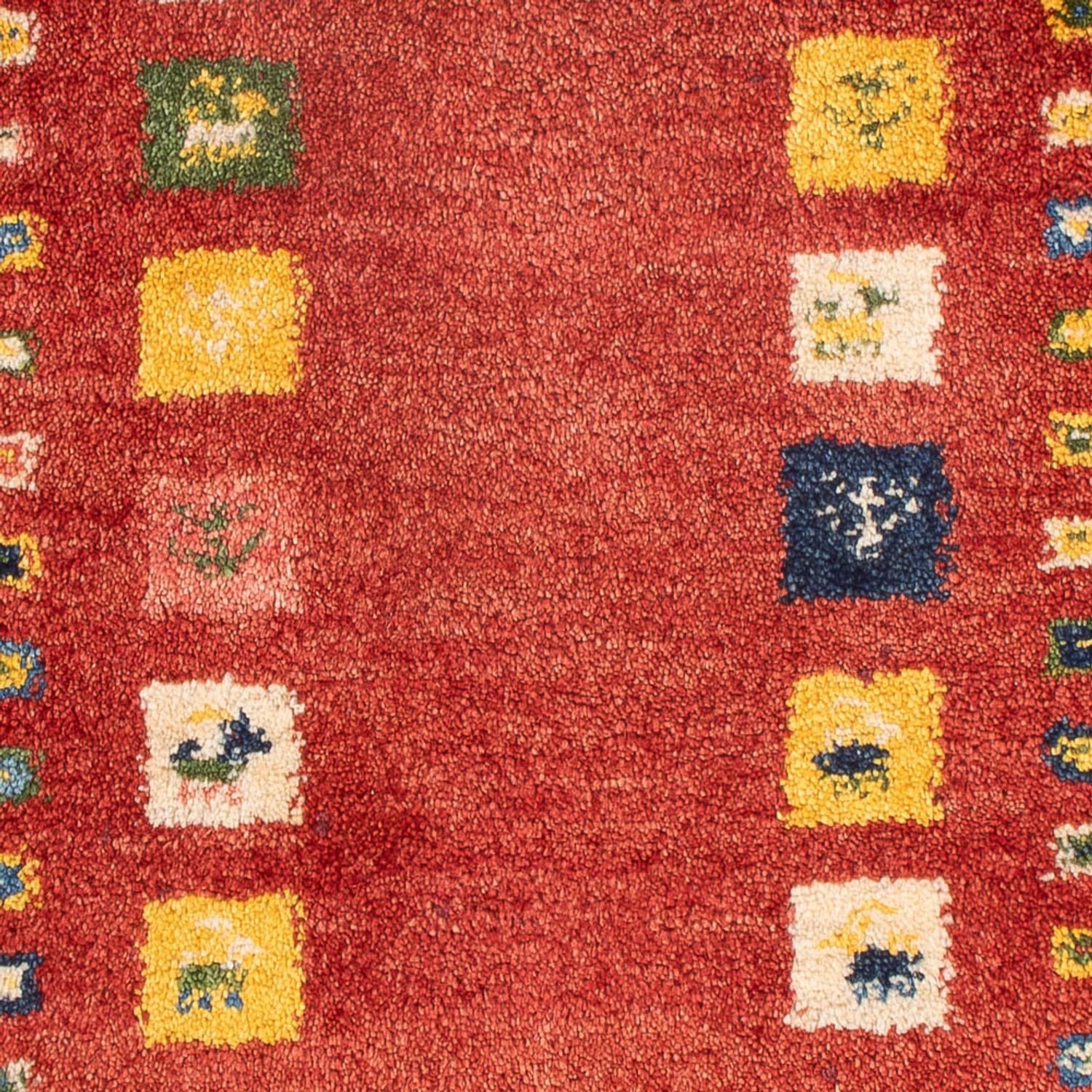 Gabbeh-tæppe - Persisk - 88 x 59 cm - flerfarvet