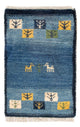 Persisk Gabbeh Tæppe 60x40cm - Perserteppich Wollteppich