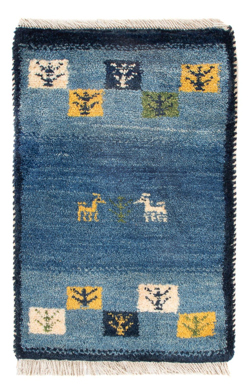 Gabbeh-tæppe - Persisk - 60 x 40 cm - flerfarvet