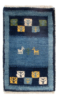 Gabbeh-tæppe - Persisk - 60 x 40 cm - flerfarvet