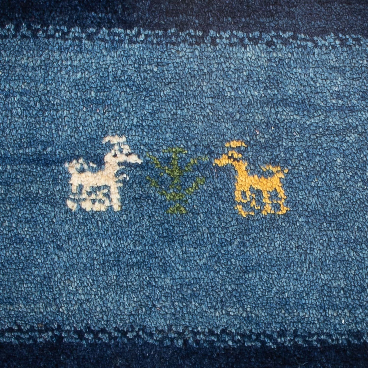 Gabbeh-tæppe - Persisk - 60 x 40 cm - flerfarvet