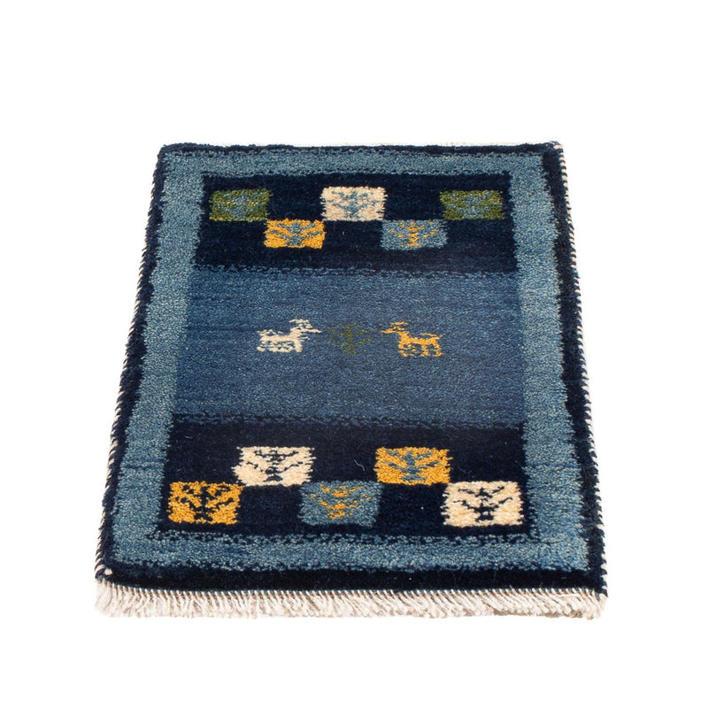 Gabbeh-tæppe - Persisk - 60 x 40 cm - flerfarvet