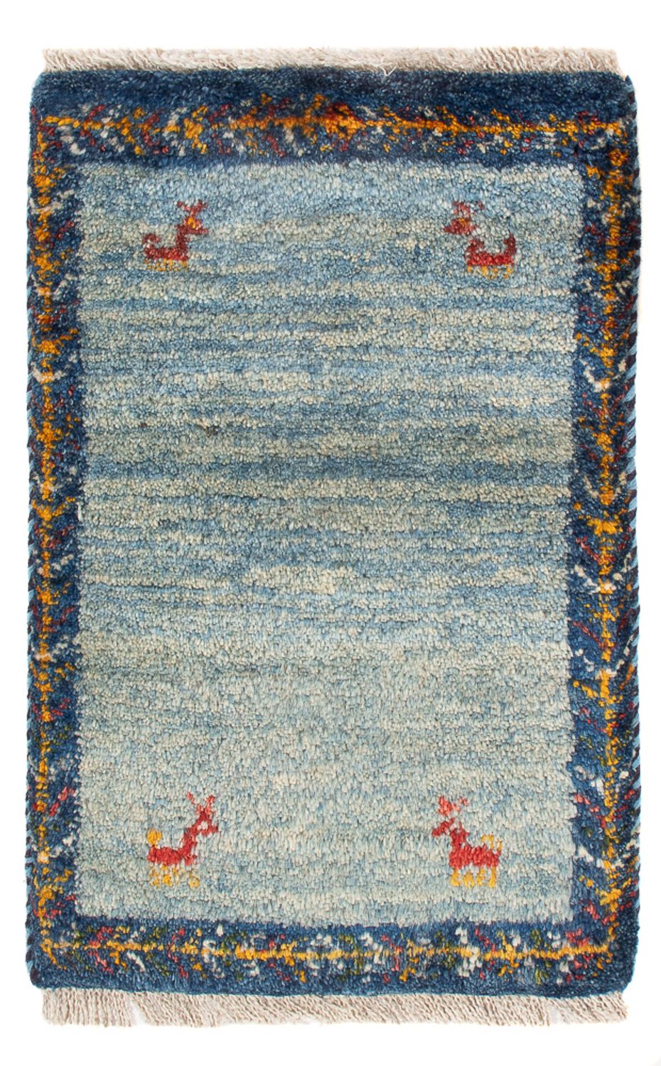 Gabbeh-tæppe - Persisk - 60 x 40 cm - flerfarvet