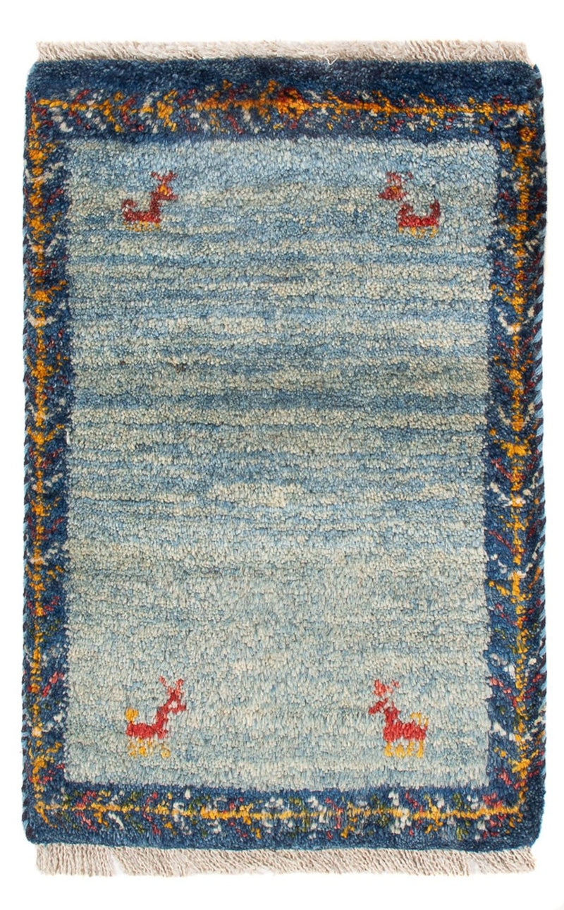 Gabbeh-tæppe - Persisk - 60 x 40 cm - flerfarvet