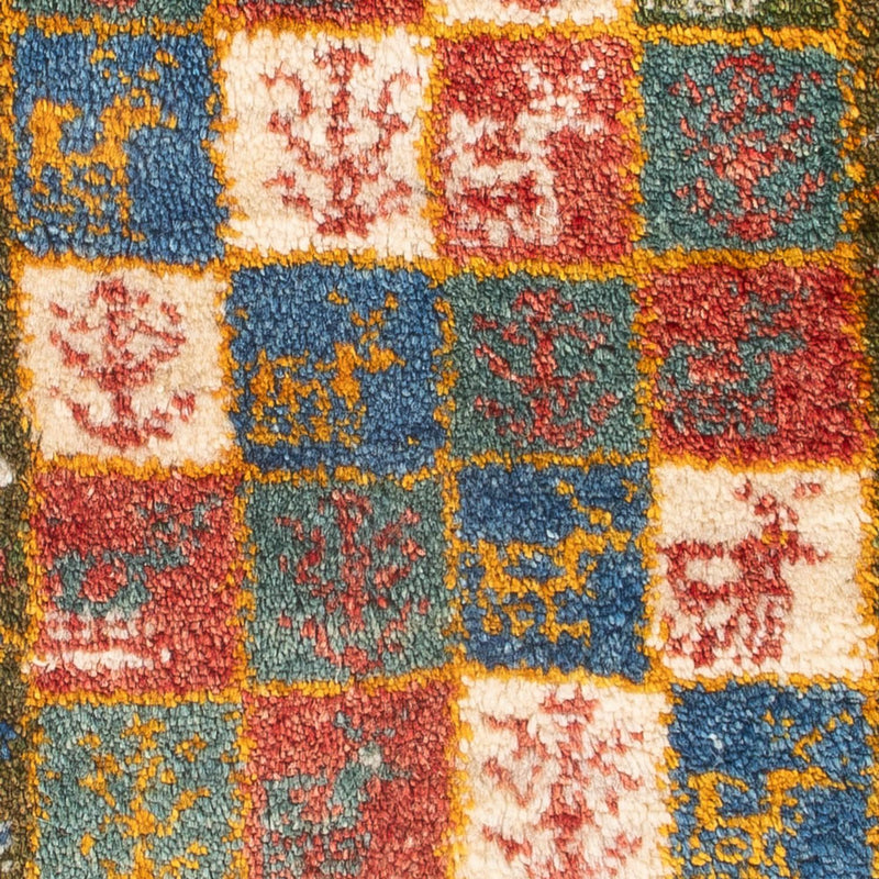 Gabbeh-tæppe - Persisk - 60 x 40 cm - flerfarvet