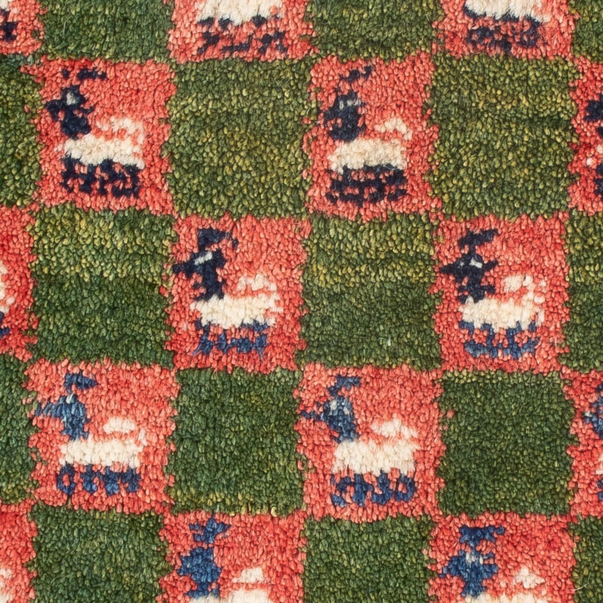 Gabbeh-tæppe - Persisk - 60 x 40 cm - flerfarvet