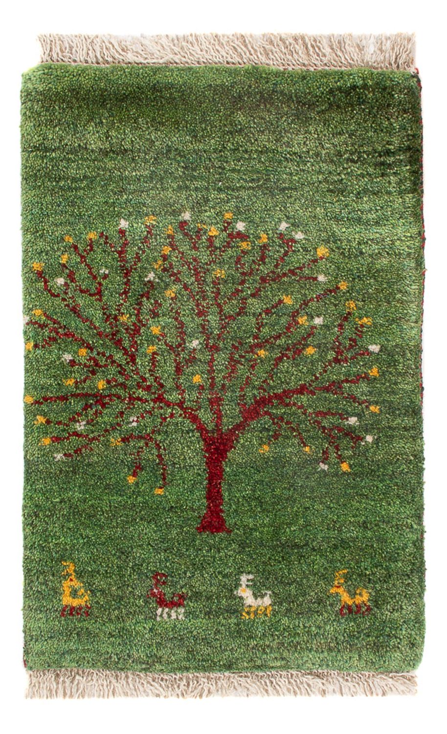 Gabbeh-tæppe - Persisk - 60 x 40 cm - flerfarvet