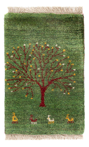 Gabbeh-tæppe - Persisk - 60 x 40 cm - flerfarvet