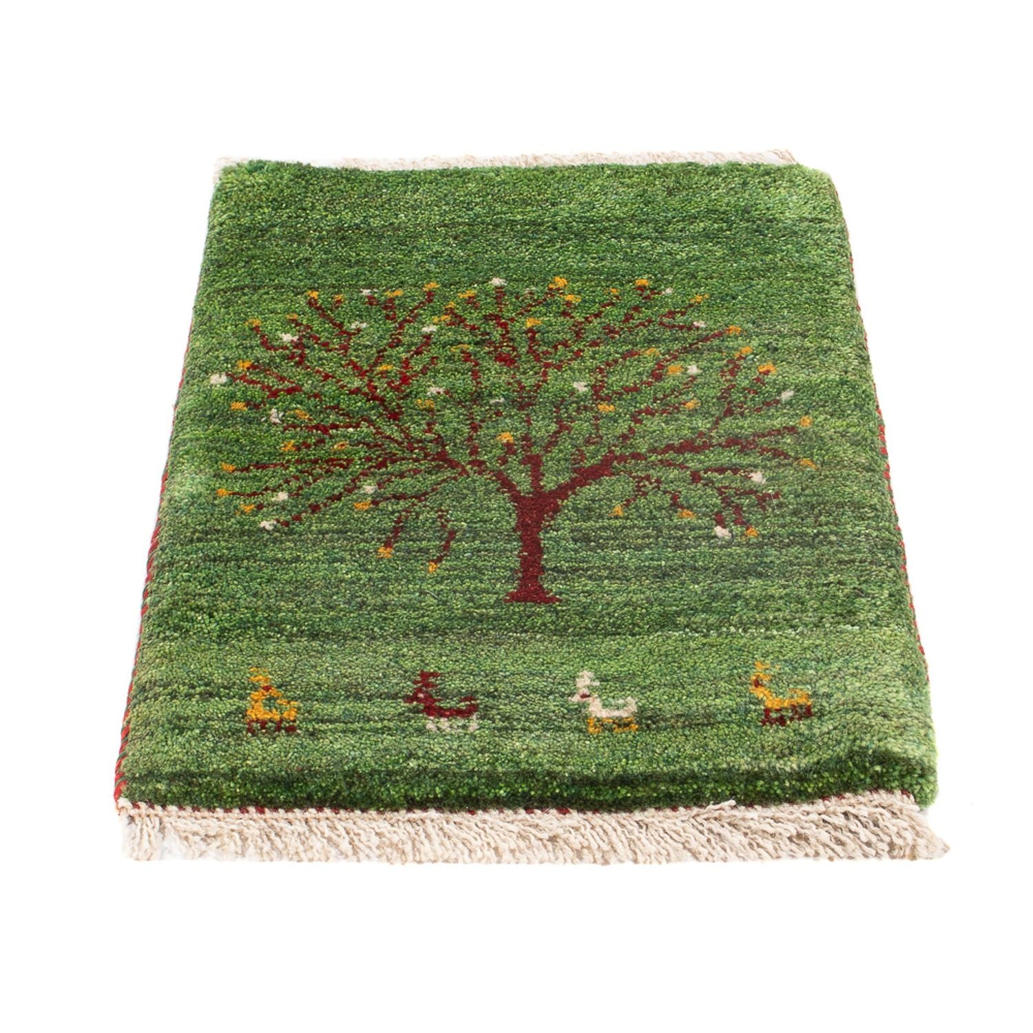 Gabbeh-tæppe - Persisk - 60 x 40 cm - flerfarvet