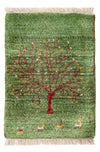 Persisk Gabbeh Tæppe 40x60cm - Perserteppich Wollteppich - Rektangulær / Flerfarvet / 40 x 60 cm Rektangulær