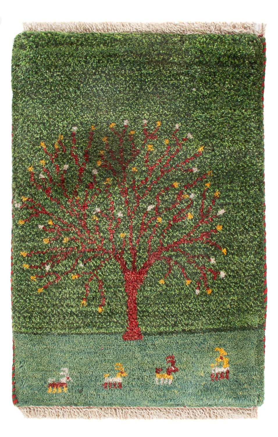 Gabbeh-tæppe - Persisk - 60 x 40 cm - flerfarvet