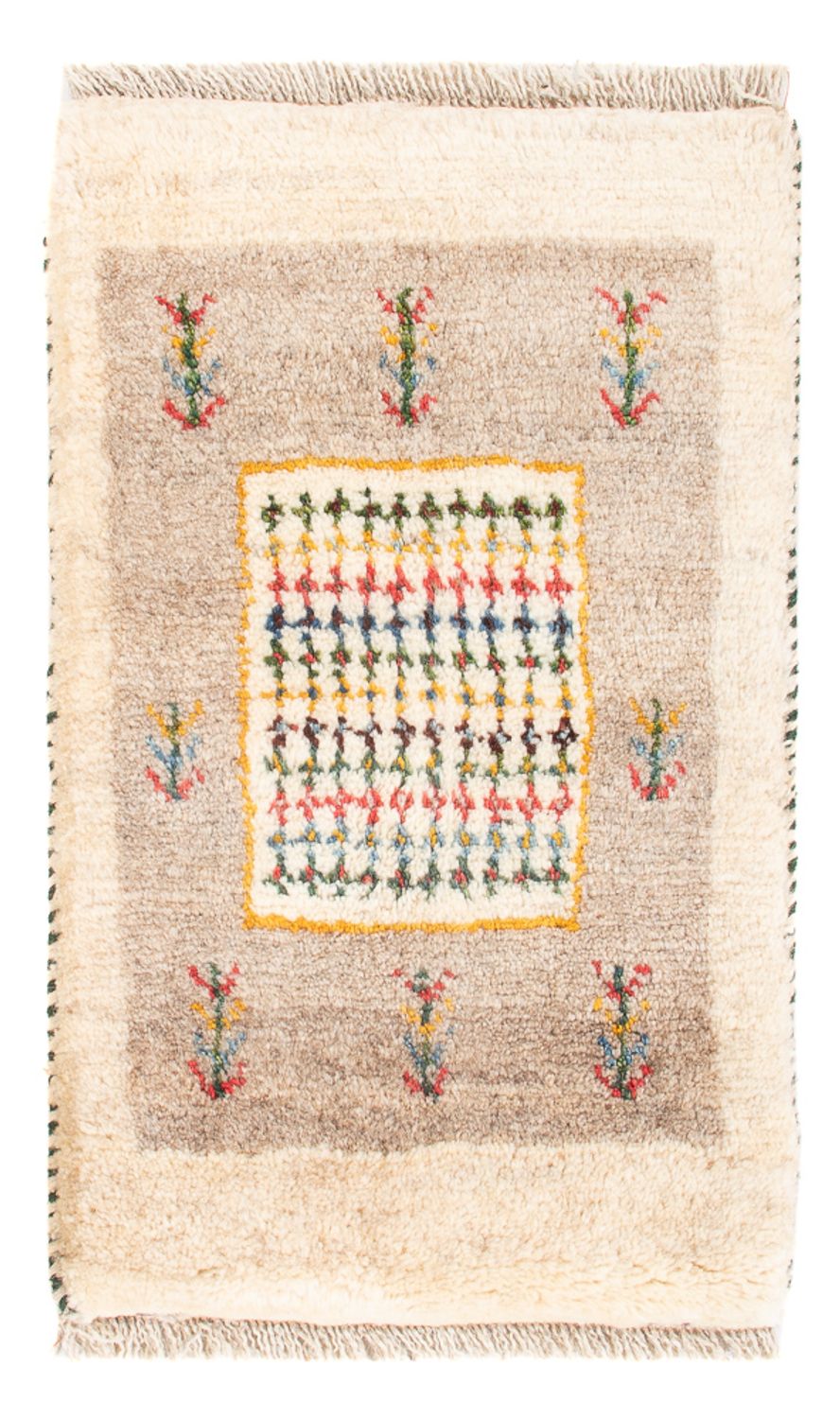Gabbeh-tæppe - Persisk - 60 x 40 cm - flerfarvet