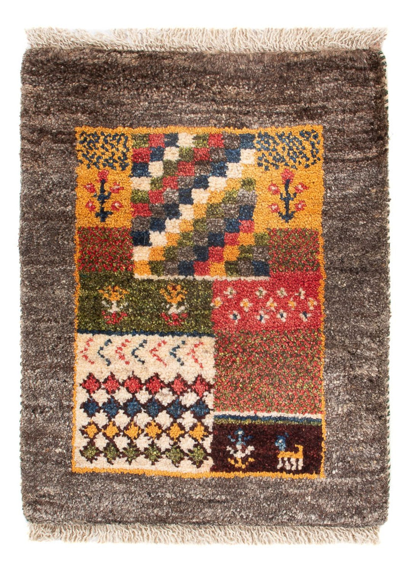 Gabbeh-tæppe - Persisk - 60 x 40 cm - flerfarvet