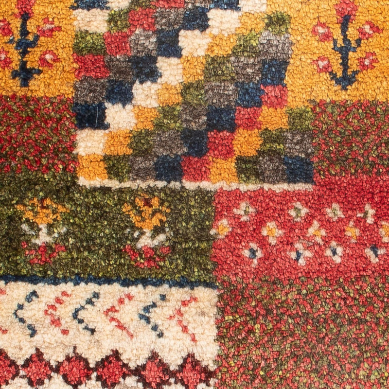 Gabbeh-tæppe - Persisk - 60 x 40 cm - flerfarvet