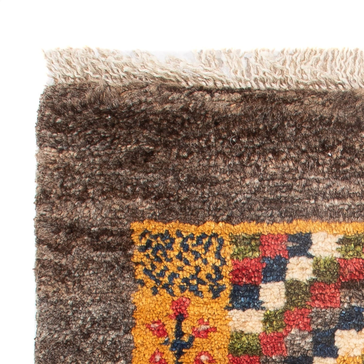 Persisk Gabbeh Tæppe 60x40cm - Perserteppich Wollteppich
