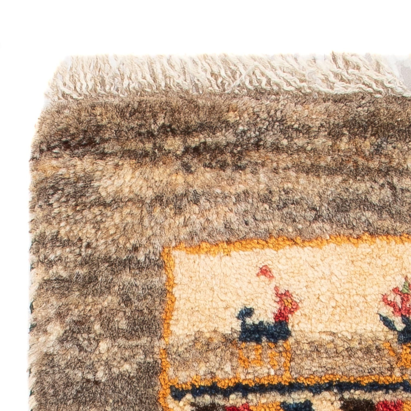 Persisk Gabbeh Tæppe 60x40cm - Perserteppich Wollteppich