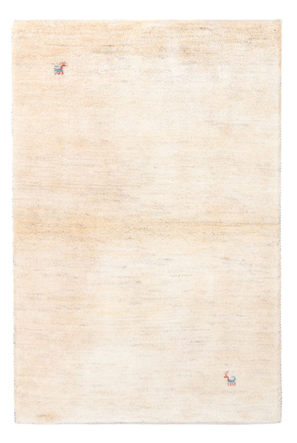 Gabbeh-tæppe - Persisk - 152 x 98 cm - naturlig hvid